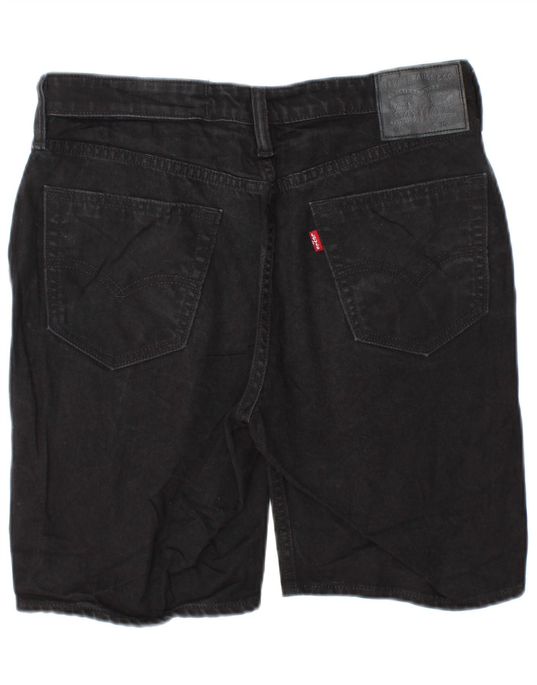 LEVI'S Short en Jean 541 W30 Homme Noir Moyen Coton