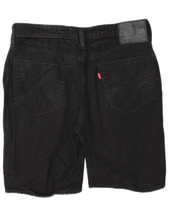 LEVI'S Short en Jean 541 W30 Homme Noir Moyen Coton