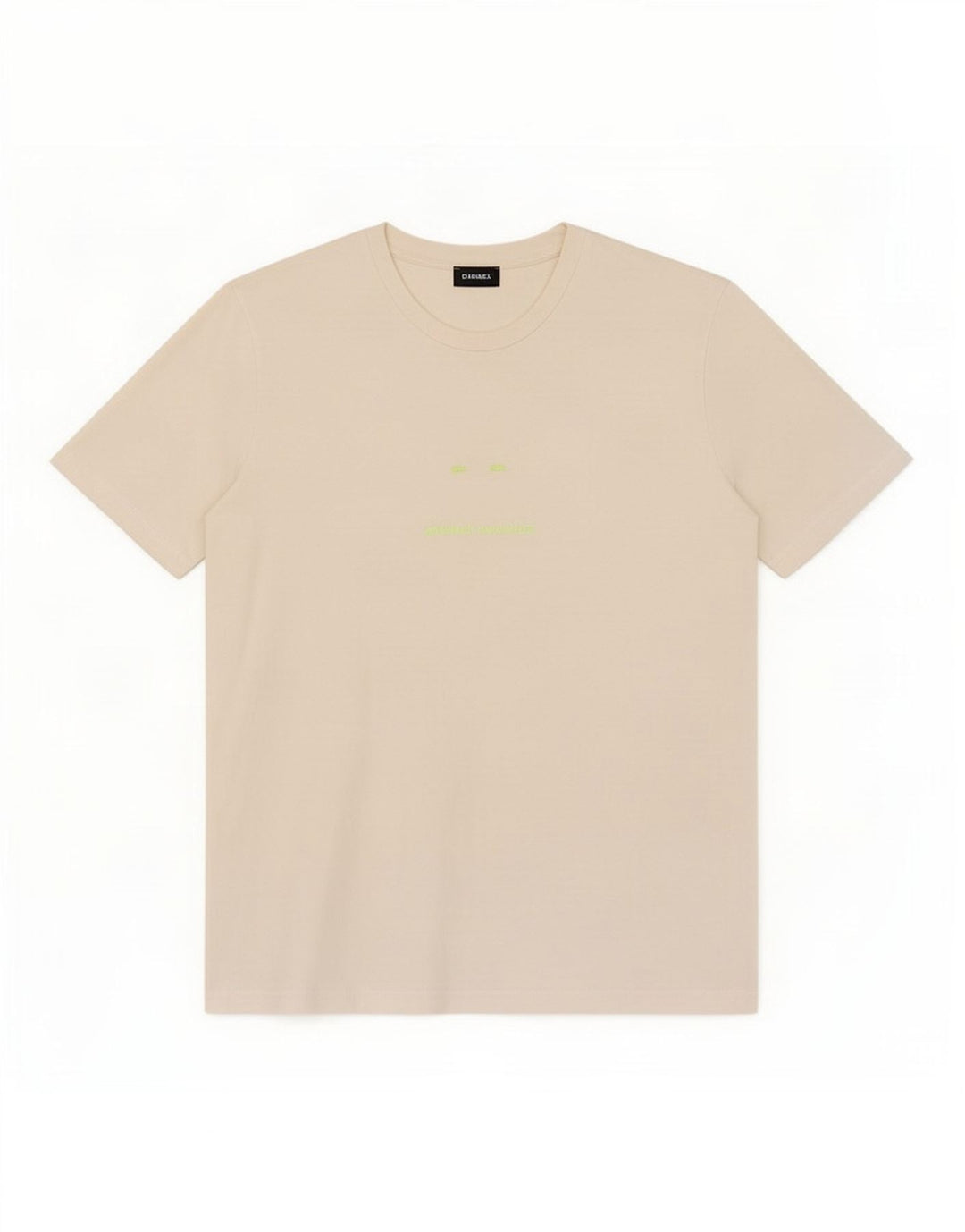 Diesel T-Shirt Graphique Homme Blanc Moyen
