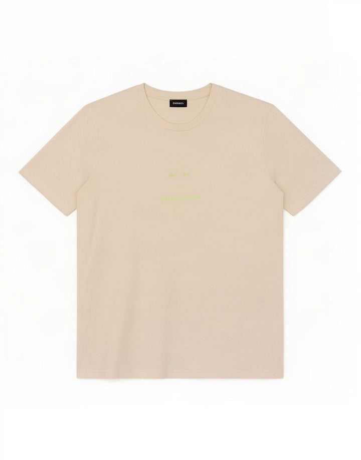 Diesel T-Shirt Graphique Homme Blanc Moyen