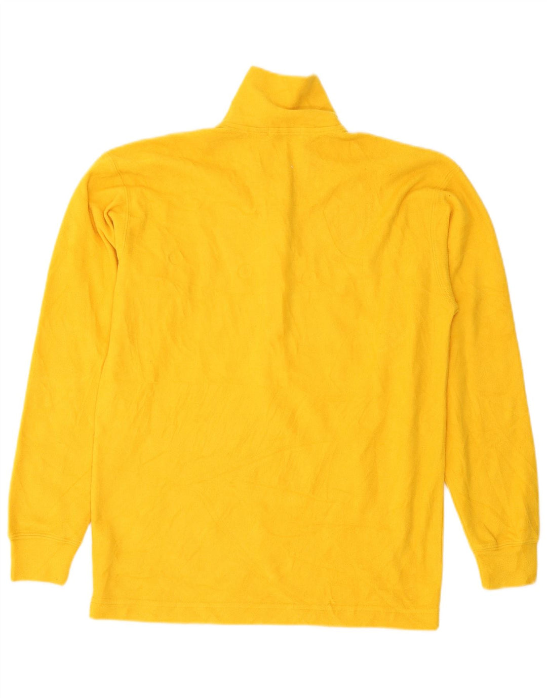 Belfe & Belfe Pull polaire surdimensionné à col boutonné pour femme UK 10 Petit Jaune