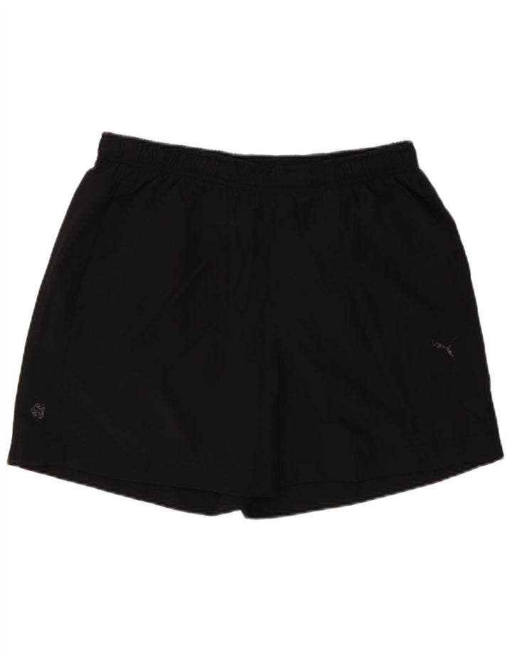 Puma Short de Sport Homme Noir Moyen Polyester