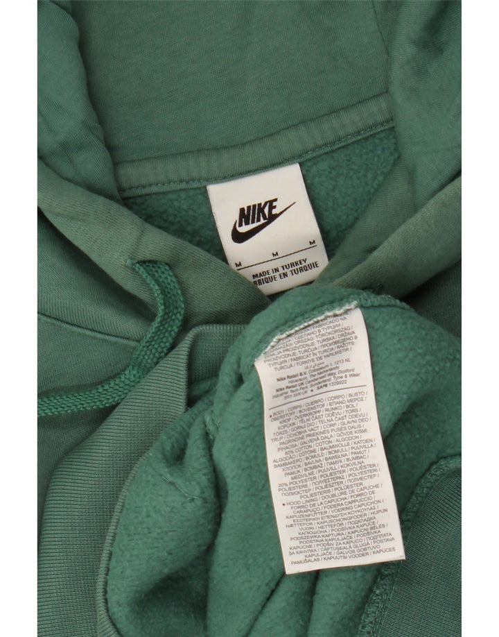 NIKE Pull à capuche graphique en coton vert moyen pour homme