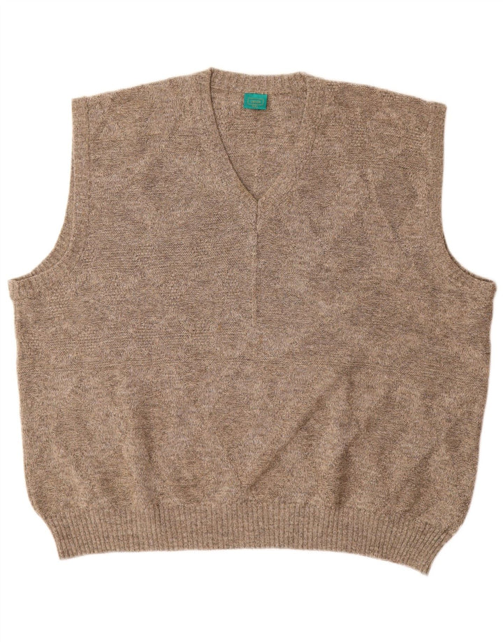Canda Débardeur pour homme 2XL Beige Acrylique