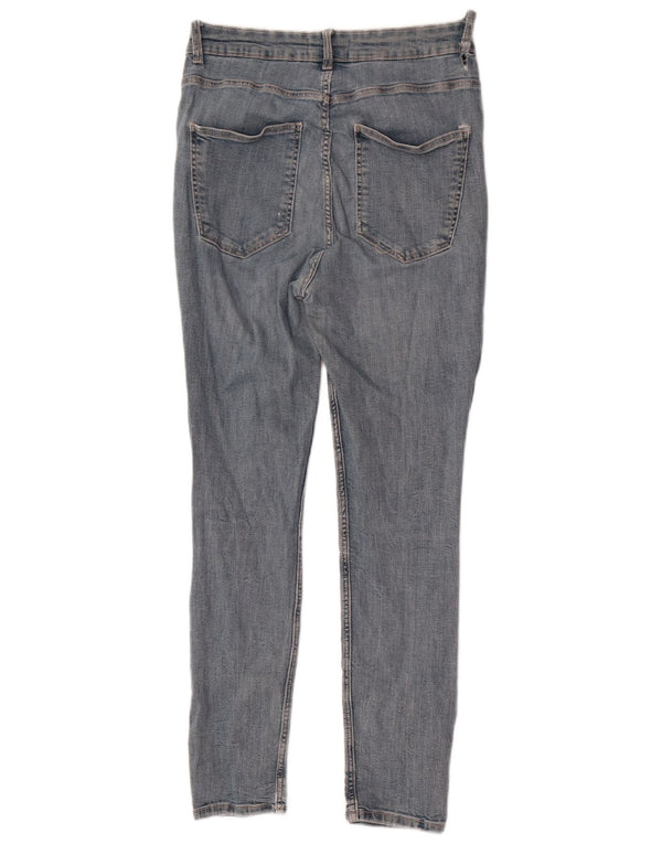 Zara Jean skinny pour femme EU 42 Large W32 L27 Bleu