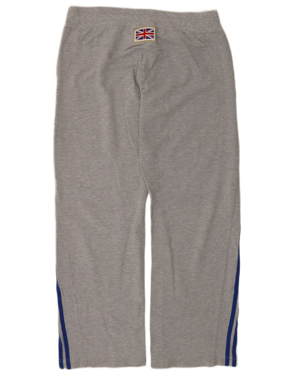 Adidas Pantalon de survêtement Team GB pour femme UK 14 Large Gris Moucheté Coton