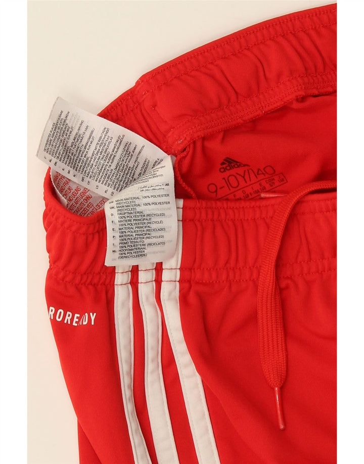 Adidas Short de Sport Aeroready Garçon 9-10 Ans Rouge Polyester