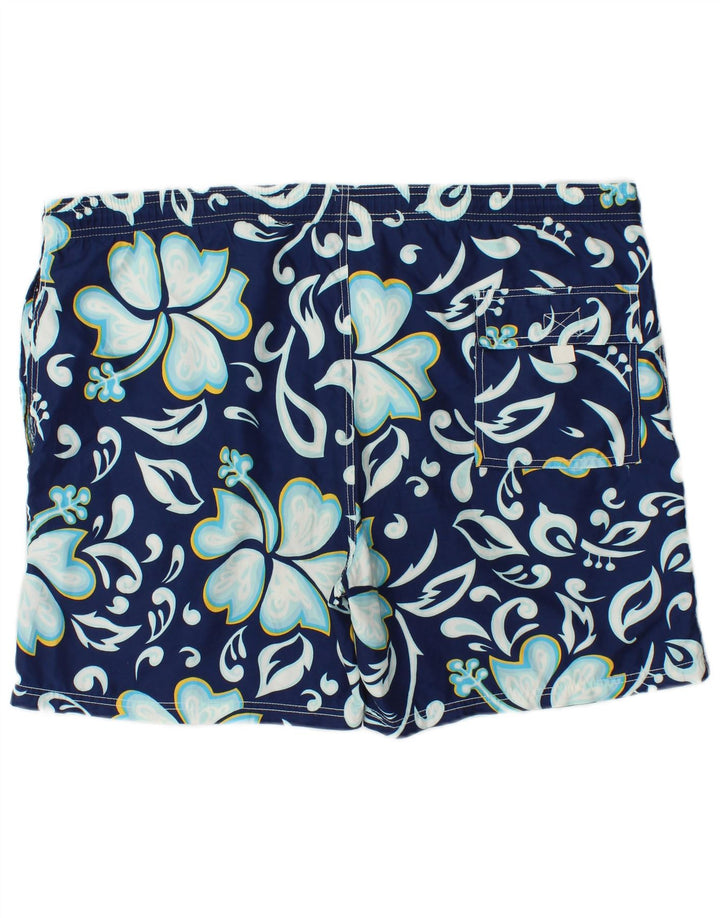 FILA Short de Bain Homme IT 52 XL Bleu Marine Coton Floral