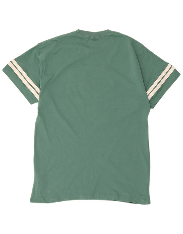 Nike T-shirt graphique en coton color block vert moyen pour homme