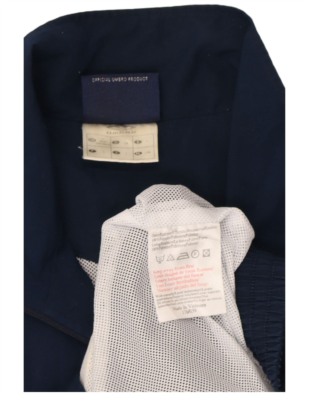 Umbro Veste de Survêtement Homme Large Bleu Marine Polyester