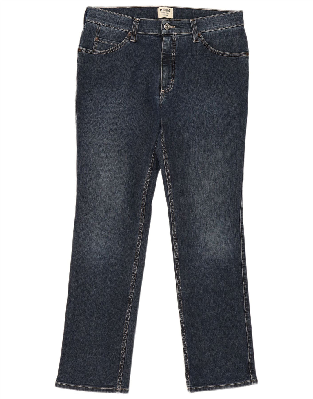 MUSTANG Jean Tramper Slim Homme W36 L32 Bleu Marine Coton