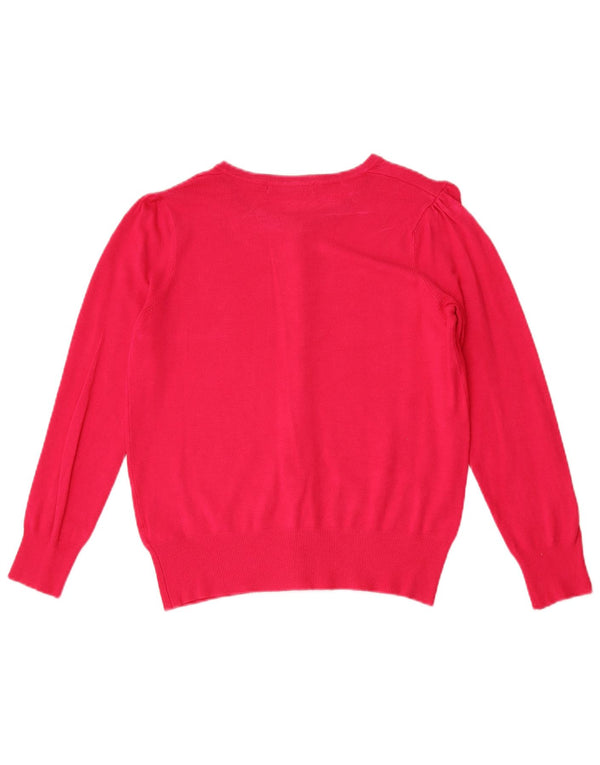 Marks & Spencer Pull Cardigan Femme UK 10 Petite Viscose Rose