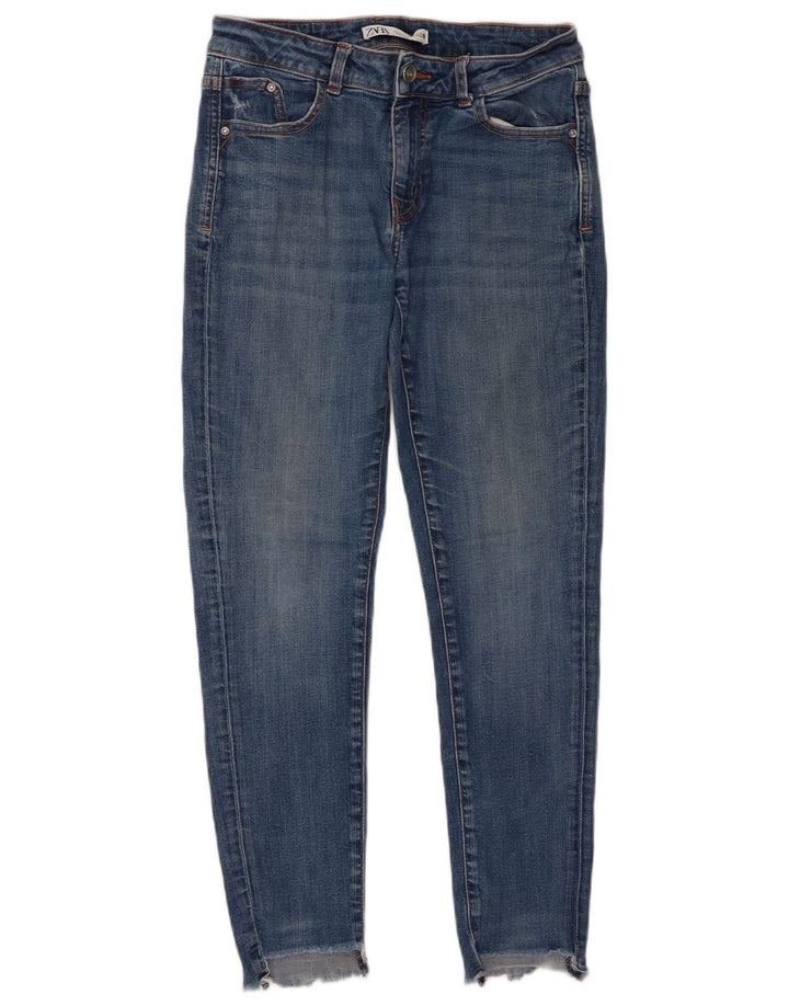 Zara Jean Slim Femme EU 38 Petit W28 L26 Bleu