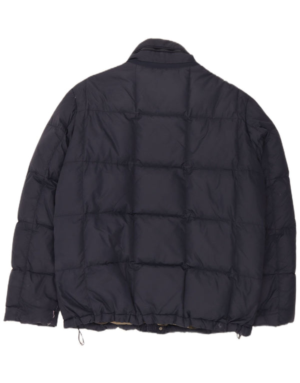 Geox Veste matelassée à capuche pour homme UK 48 4XL Bleu marine