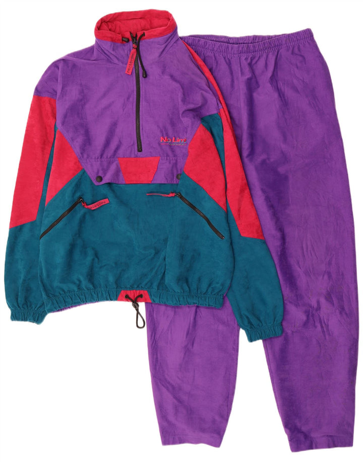 No Limits Pull à capuche pour homme Survêtement complet 2XL Violet Colourblock