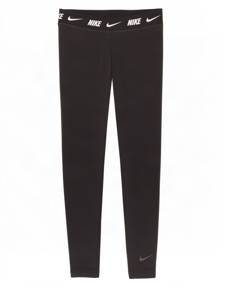Nike Legging graphique pour femme UK 16 Grand coton noir
