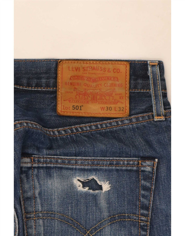 Levi's Jean Droit 501 Homme Bleu W30 L32 Coton