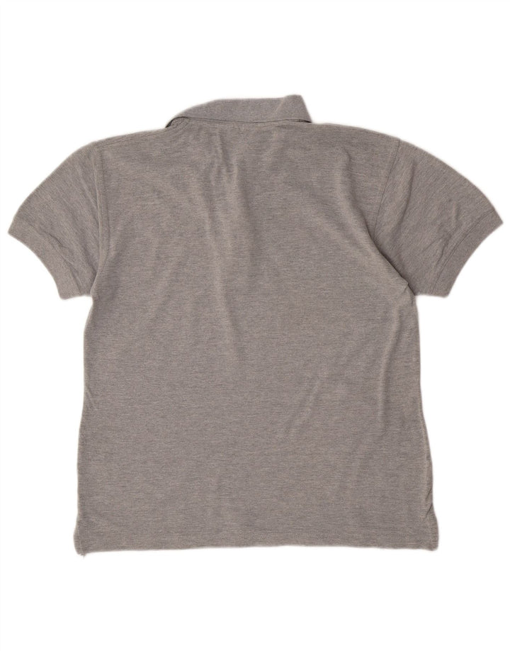 Reebok Polo Homme Gris Moyen Coton