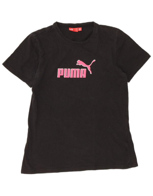 Puma T-Shirt Graphique Fille 15-16 ans Noir