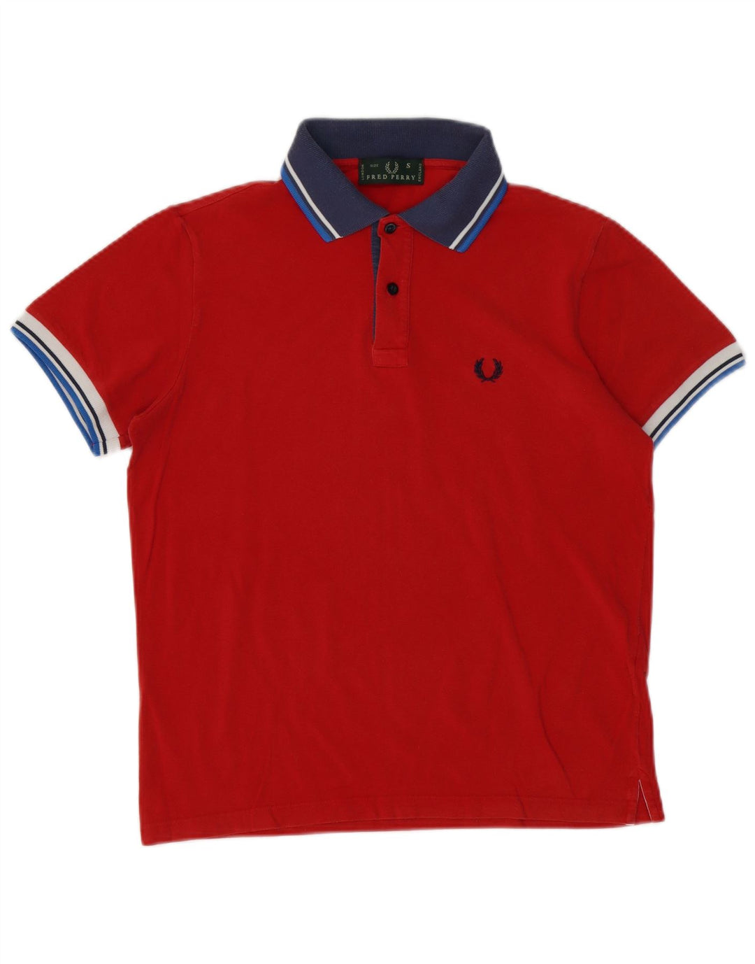 FRED PERRY Polo Homme Petit Rouge Colourblock Coton