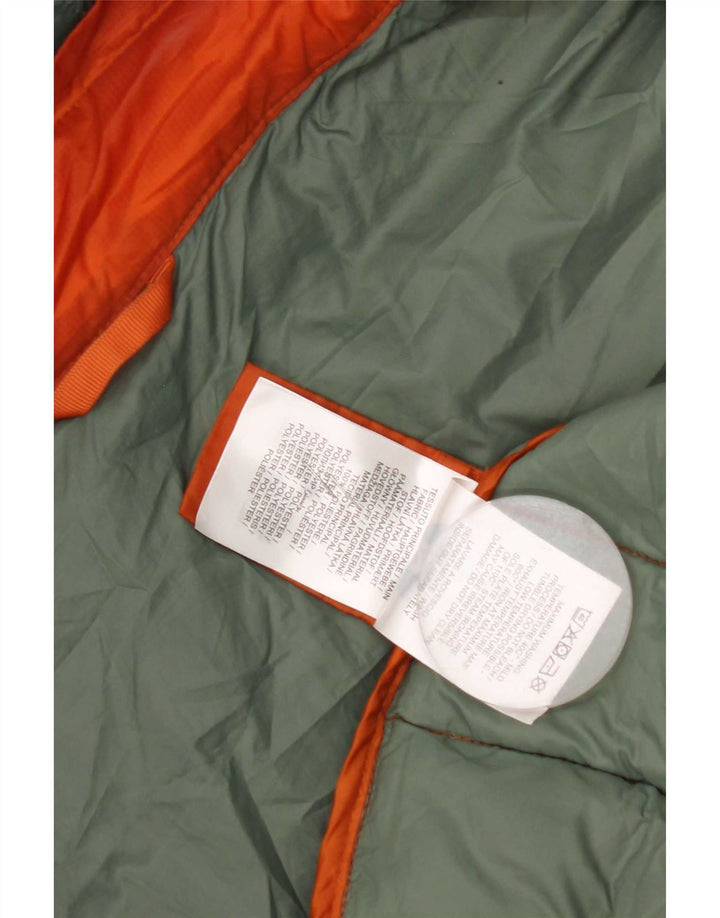 North Sails Veste matelassée à capuche pour homme UK 40 Large Orange Polyester