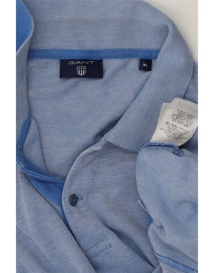 Gant Polo Homme XL Bleu Moucheté Coton