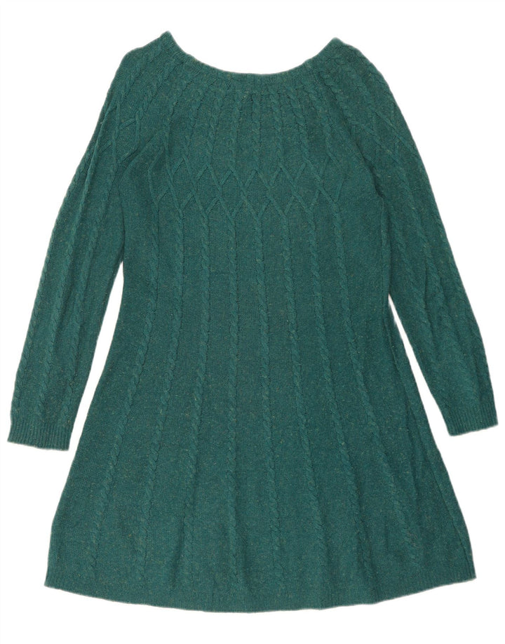 Robe pull White Stuff pour femme UK 44 en coton vert moyen