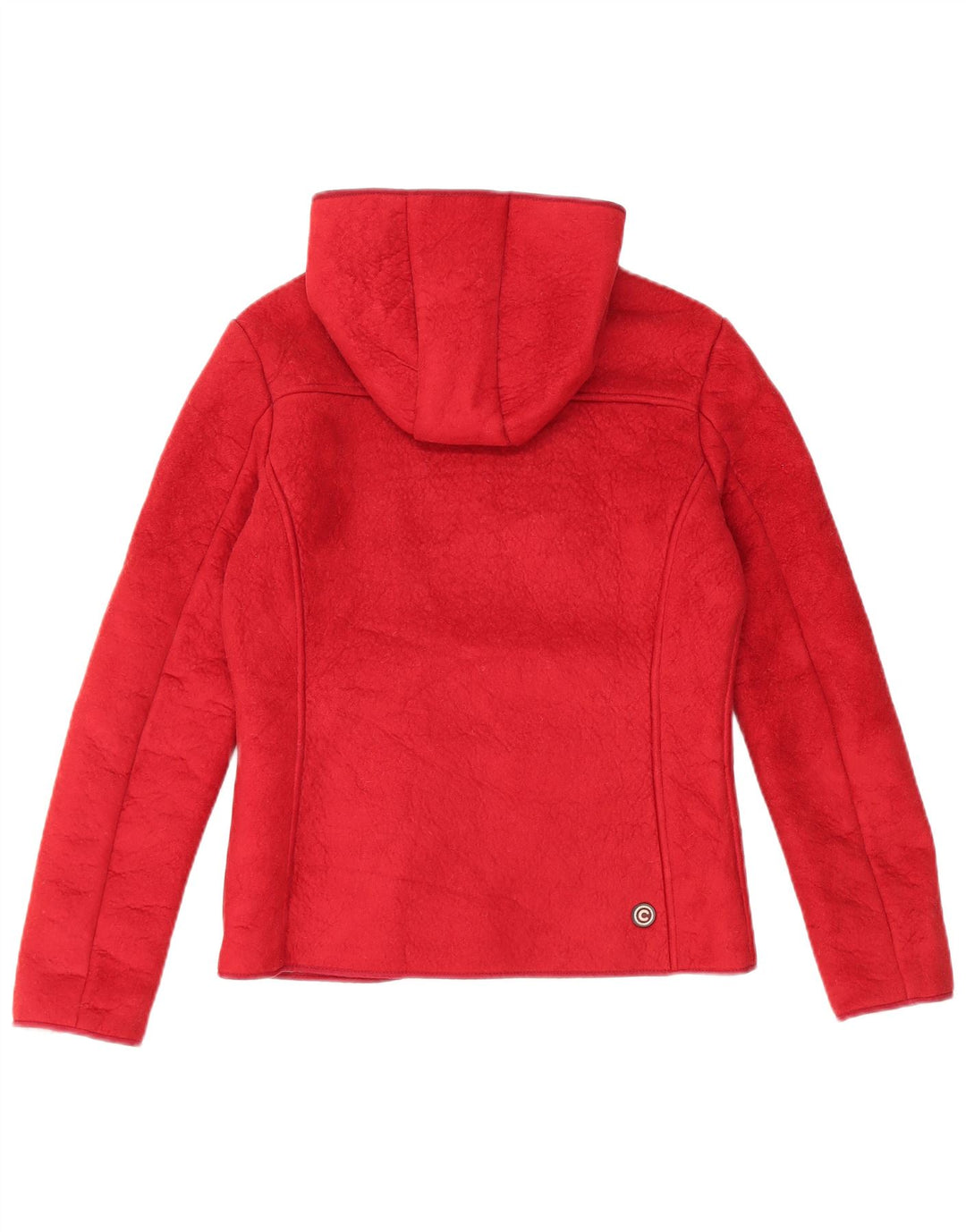 Colmar Veste polaire surdimensionnée à capuche pour femme IT 42 Small Rouge Polyester