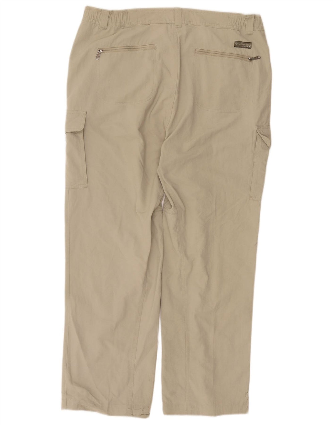 Columbia Pantalon Cargo Droit Homme Moyen W30 L28 Beige Nylon