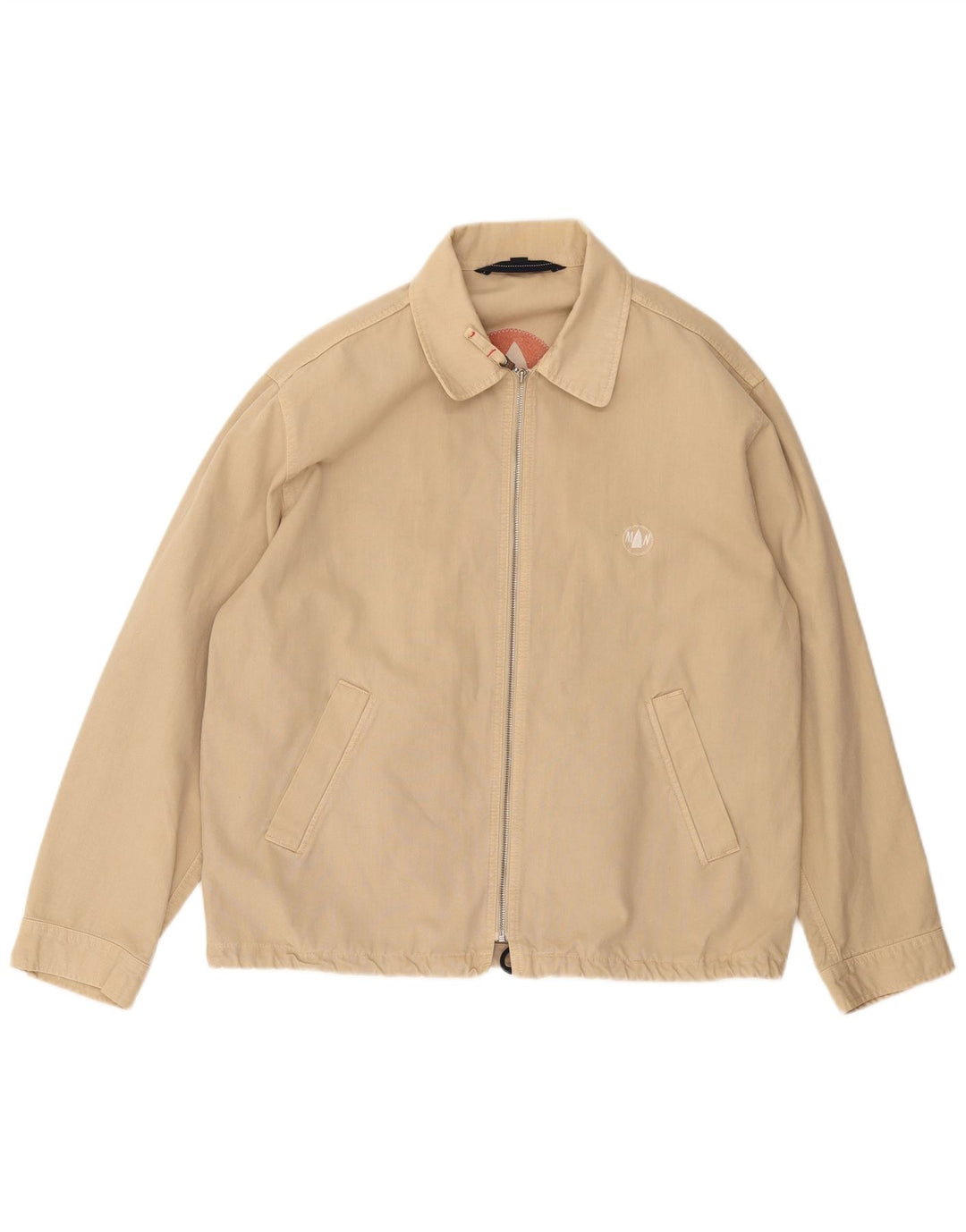 MURPHY & NYE Veste Bomber Homme UK 40 Grand Coton Beige