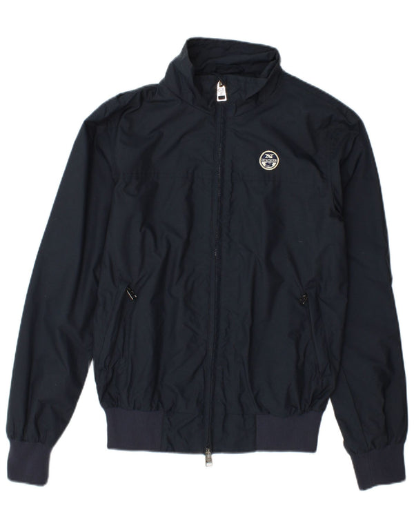 North Sails Mens Rain Jacket UK 36 Small Navy Blue Polyamide