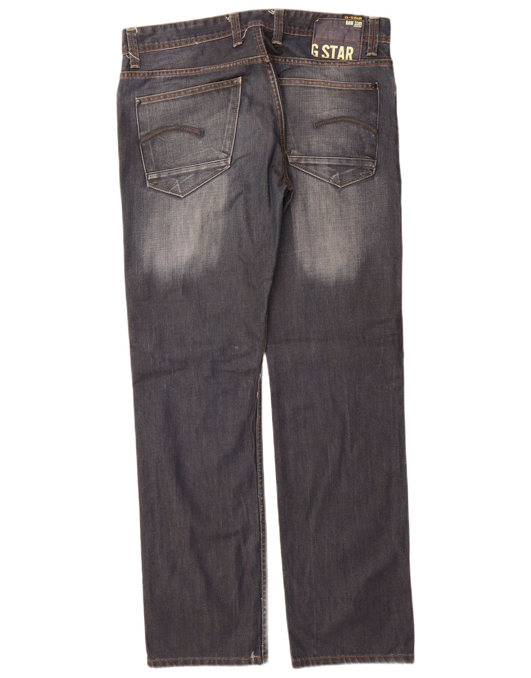 G-Star Jean droit homme W36 L34 bleu marine coton