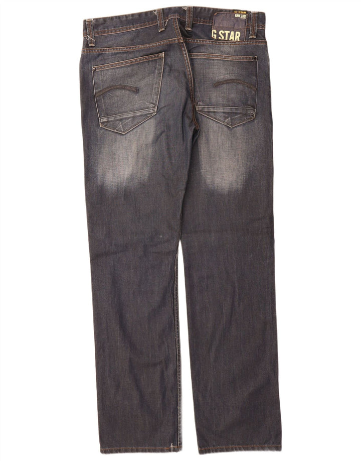 G-Star Jean droit homme W36 L34 bleu marine coton