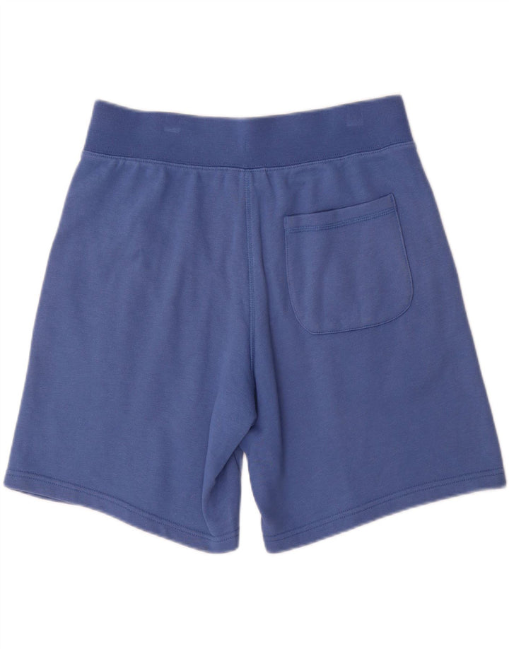 Champion Short de Sport Homme Bleu Moyen Coton