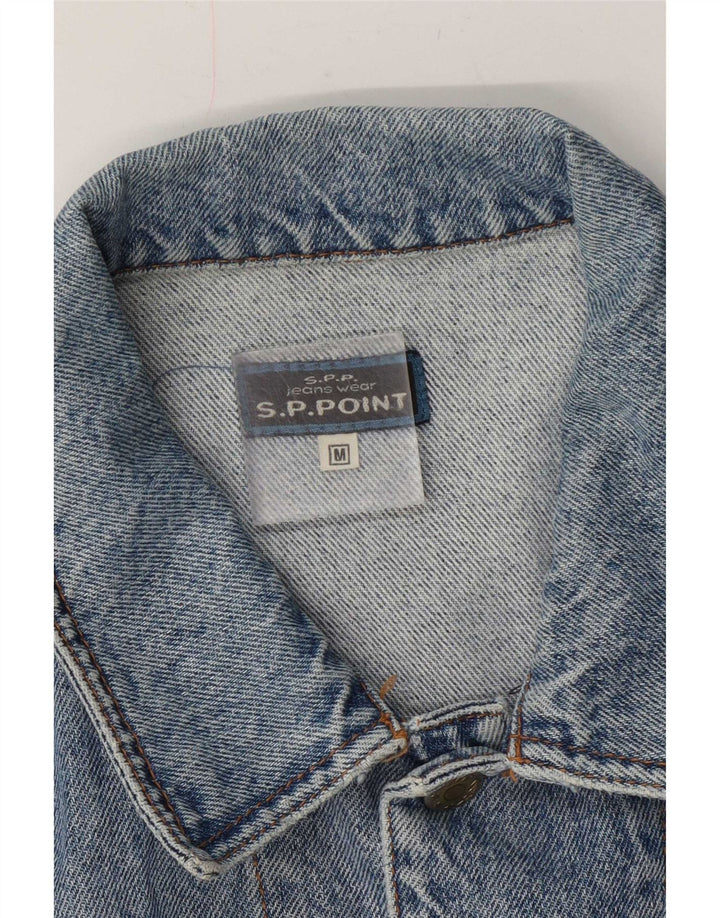 veste en denim homme vintage UK 38 Bleu moyen