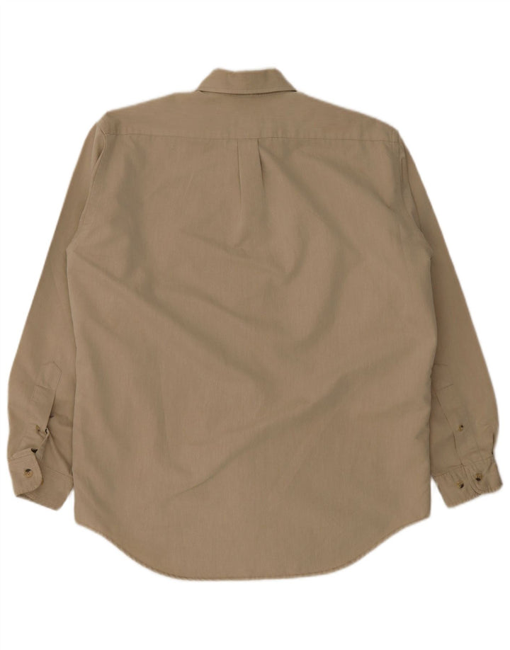Marlboro Classics Chemise Homme Coton Beige Moyen
