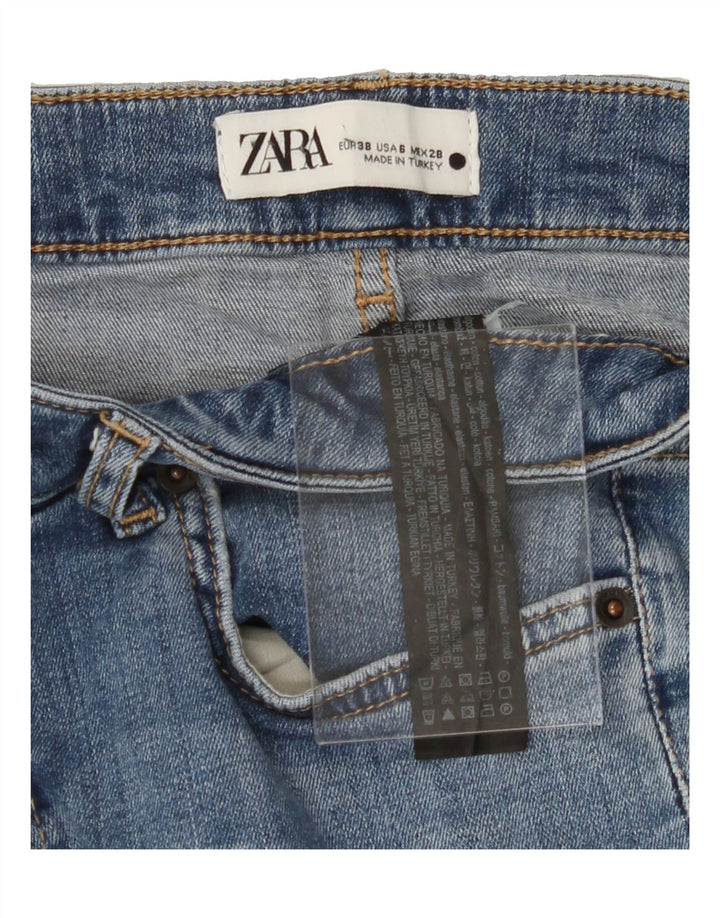 ZARA Womens Bootcut Jeans EU 38 Small W28 L32 Blue Cotton Vintage Zara and Second-Hand Zara from Messina Hembry 