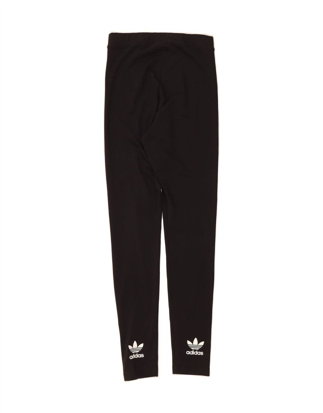 ADIDAS Womens Graphic Leggings UK 10 Small  Black Polyester Vintage Adidas and Second-Hand Adidas from Messina Hembry 