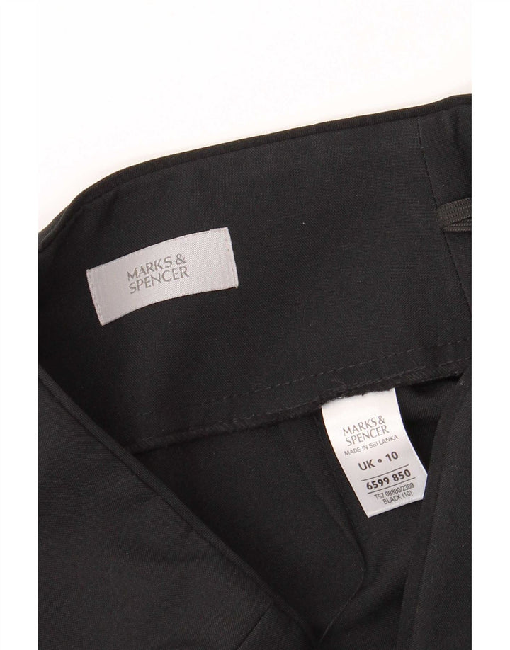 Marks & Spencer Jupe crayon pour femme UK 10 Small W26 Noir Polyester