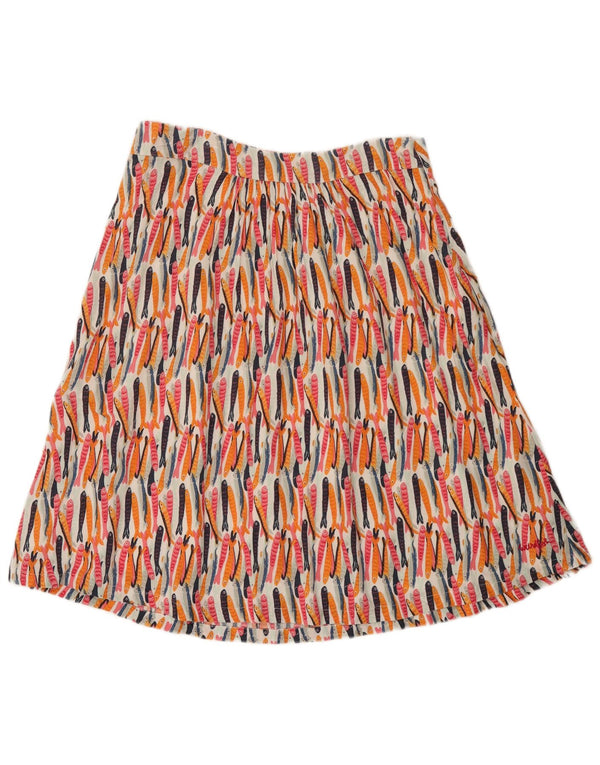 Weird Fish Jupe trapèze pour femme UK 14 Grand festival multicolore