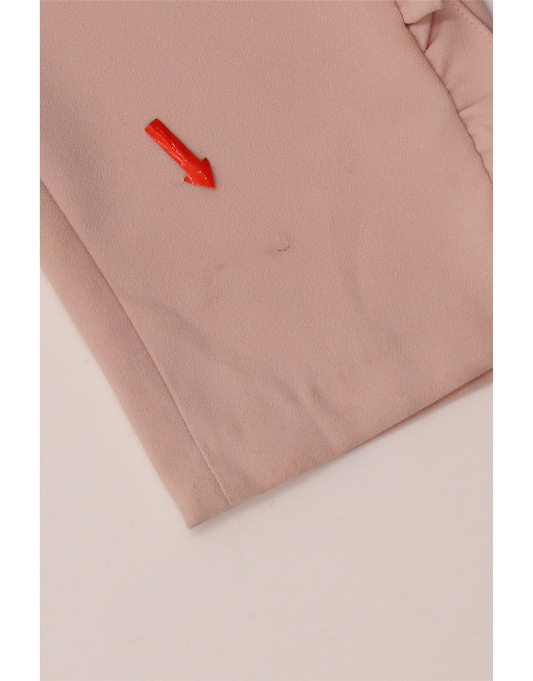 Pantalon Chino Slim Femme Zara Petit W27 L26 Rose Polyester