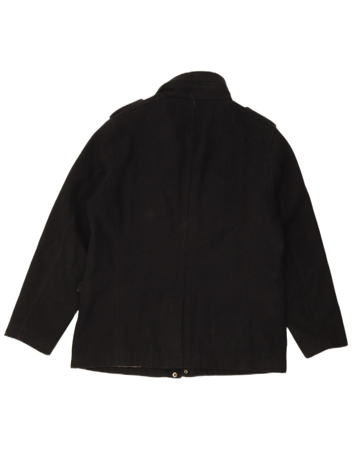 Ben Sherman Veste utilitaire pour homme UK 40 Grande laine noire