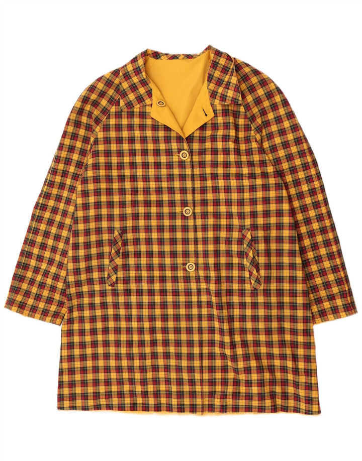 NINO Pardessus Réversible Femme IT 46 Large Jaune Polyester