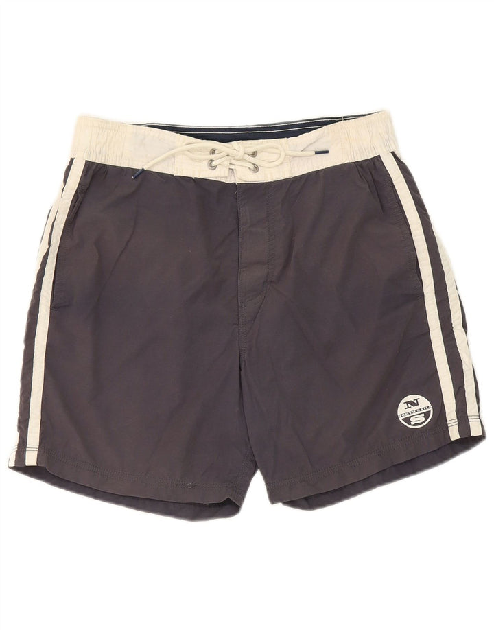 North Sails Short de Bain Homme Petit Bleu Marine Colorblock Coton