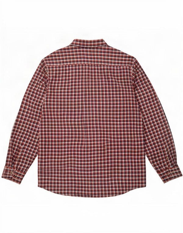 Wrangler Chemise Homme XL Rouge Plaid Coton