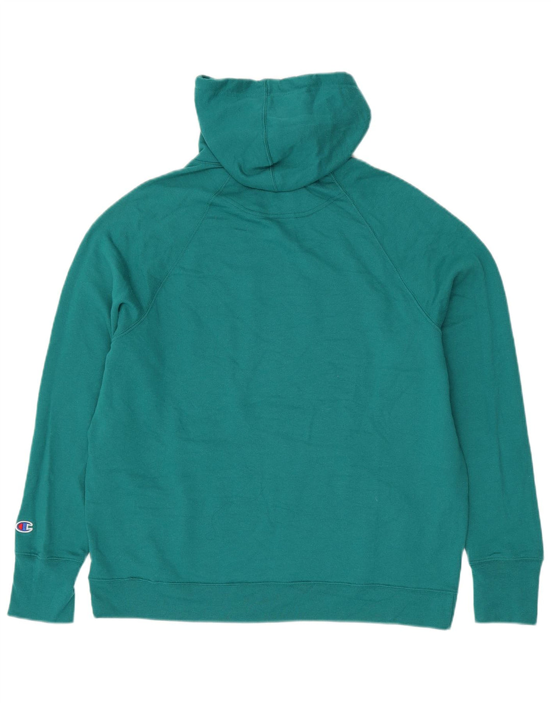 CHAMPION Pull à capuche graphique surdimensionné pour femme UK 18 XL Coton vert