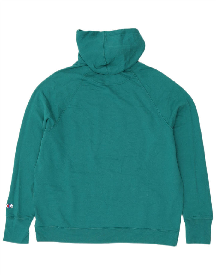 CHAMPION Pull à capuche graphique surdimensionné pour femme UK 18 XL Coton vert