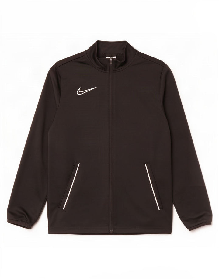 Nike Garçons Dri Fit Survêtement Top Veste 12-13 ans Grand Noir Polyester