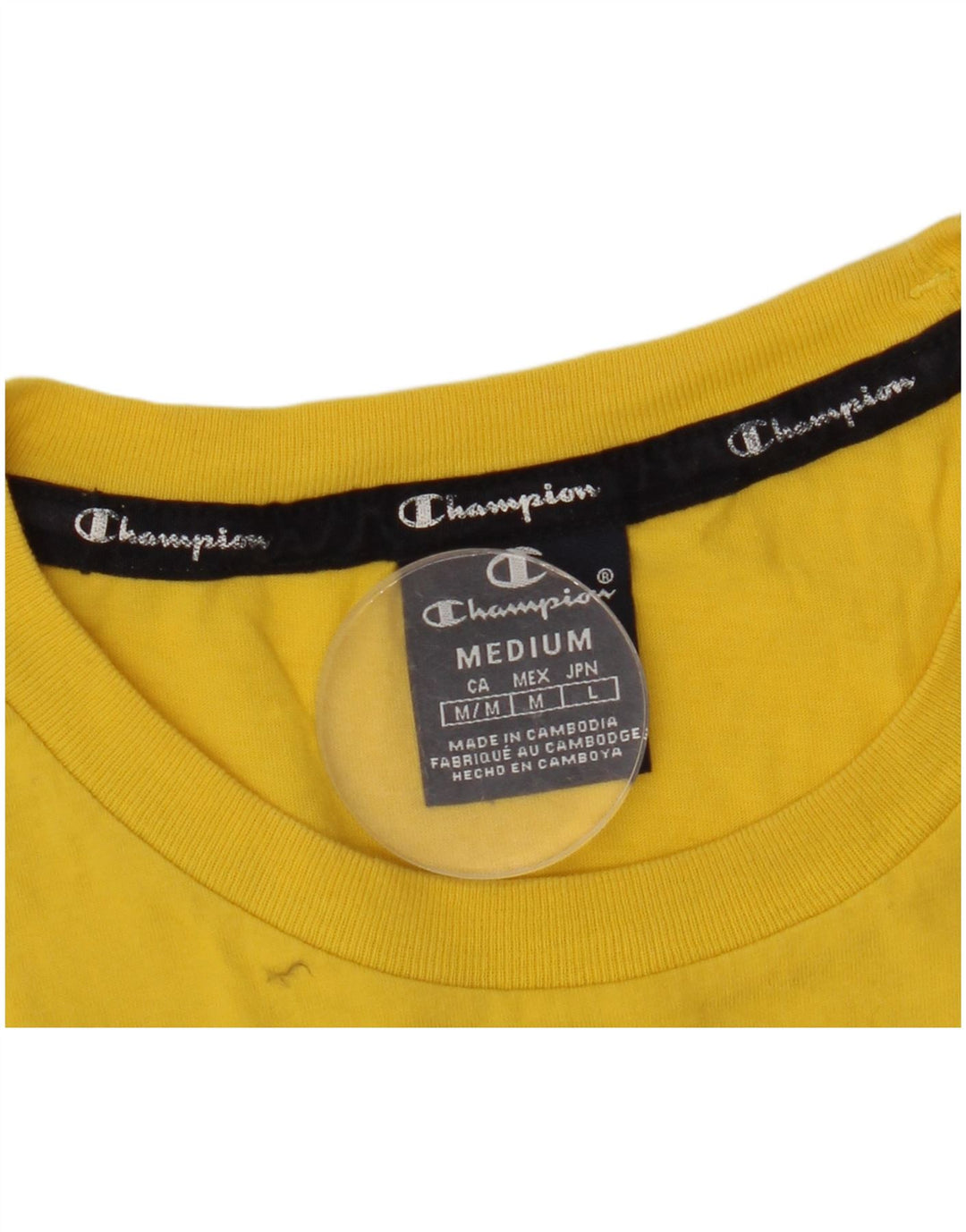 Champion T-Shirt Graphique Homme Noir Moyen Colourblock