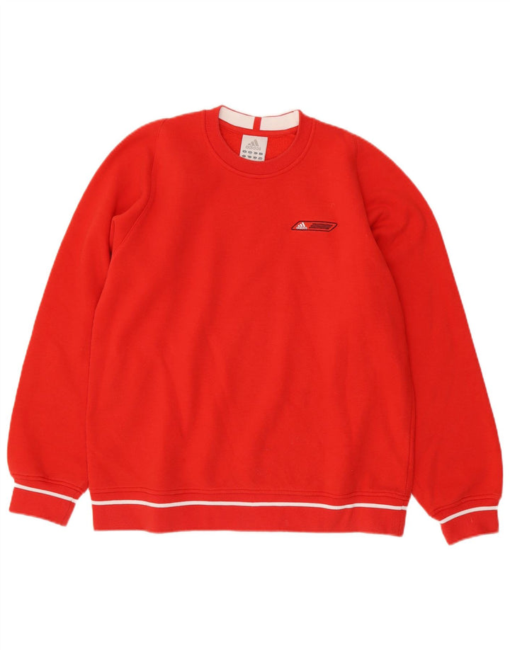 Adidas Mens Sweatshirt Jumper Petit Rouge Coton